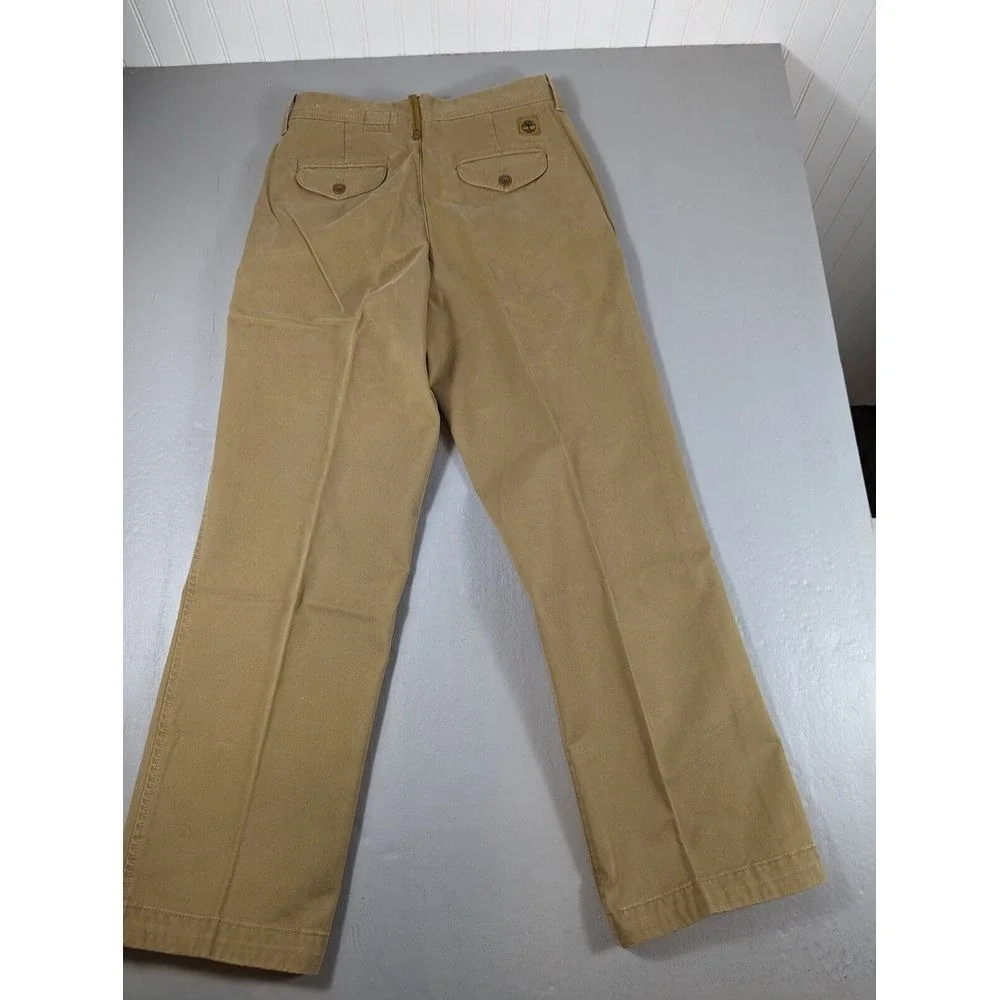 Timberland Pants Men's Size 30x30 Khaki Chino Straight Leg 100% Cotton Casual